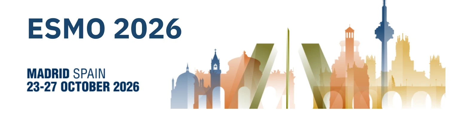 Gráfico del congreso ESMO 2026 con monumentos de Madrid